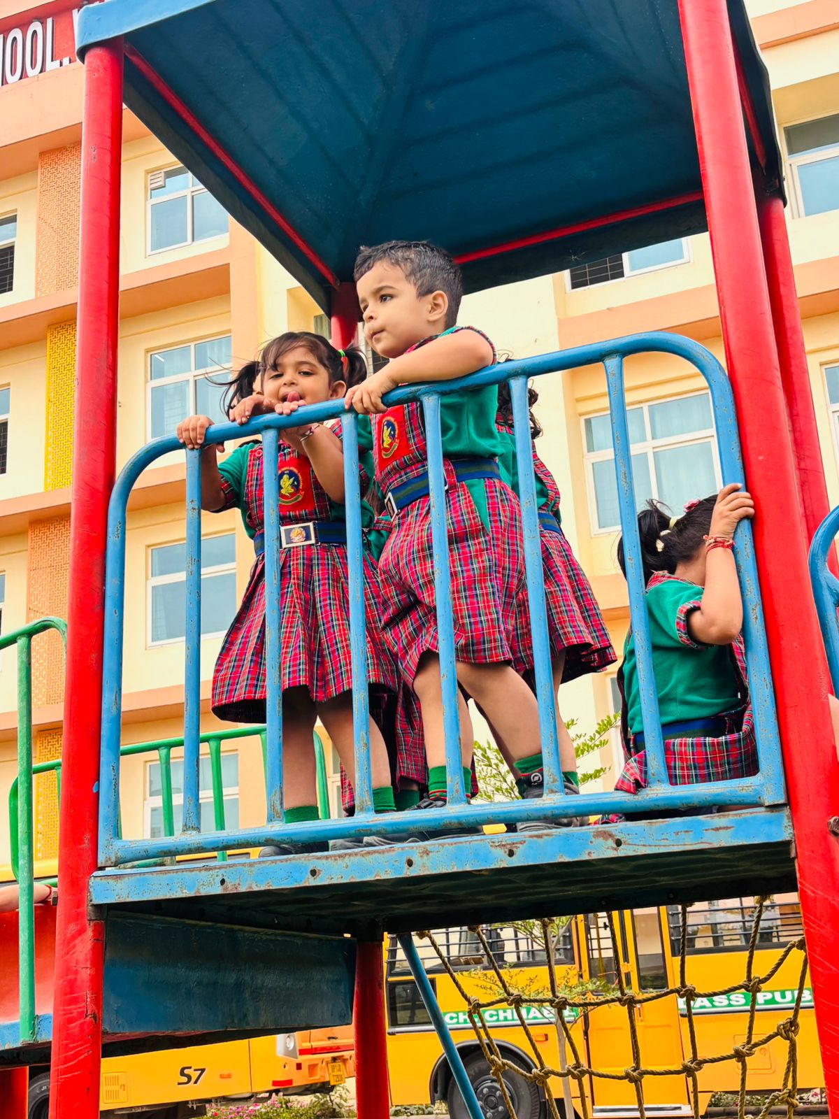 Students at Ch. Chhabil Dass Public School Wave City
